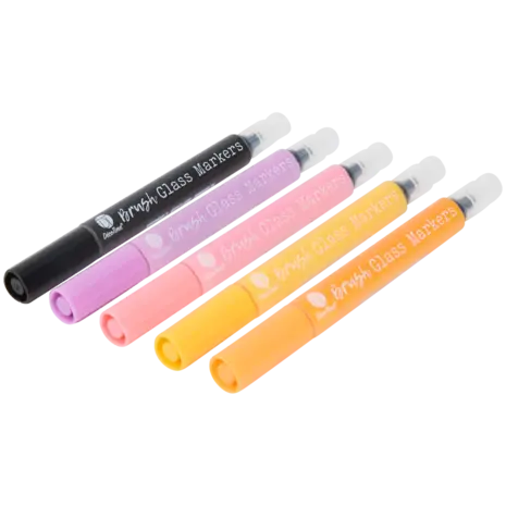 DécoTime Brush Glass Markers Sunny Orange (3214395) DécoTime Brush Glass Markers Sunny Orange (3214395)