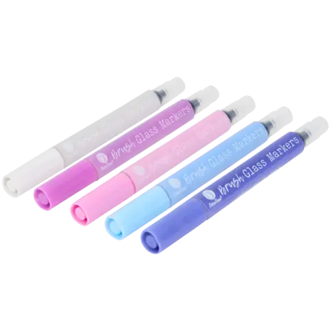 DécoTime Brush Glass Markers Purple (3214395) DécoTime Brush Glass Markers Purple (3214395)
