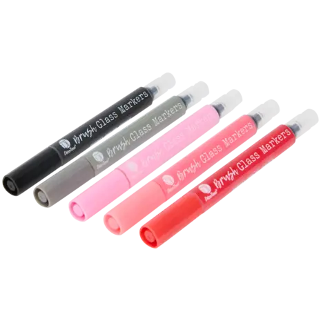 DécoTime Brush Glass Markers Vintage Pink (3214395) DécoTime Brush Glass Markers Vintage Pink (3214395)