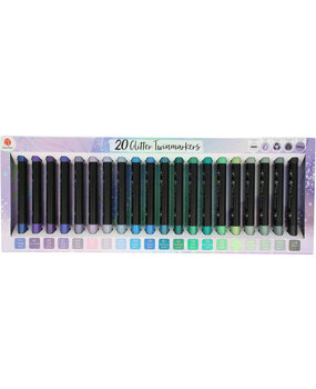 DécoTime 20 Glitter Twinmarkers Cool Colours (3214393) DécoTime 20 Glitter Twinmarkers Cool Colours (3214393)