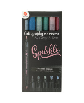 DécoTime Sparkle Glitter Calligraphy Markers (3202163)