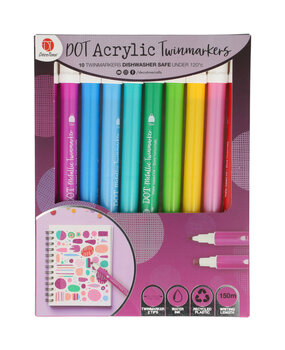 DécoTime Dot Acrylic Twinmarkers (3211945)