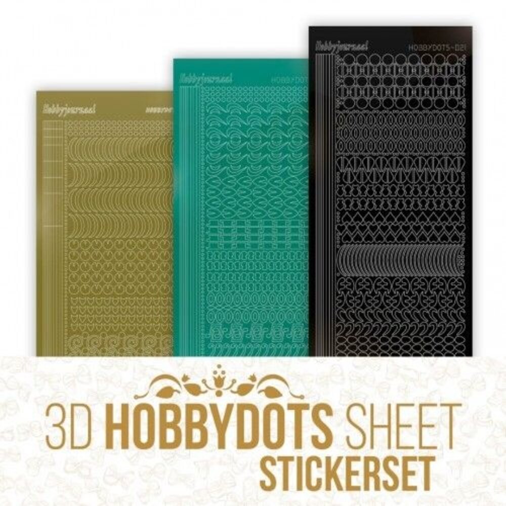 Find It Trading 3D Hobbydots Sheet Golden Whisper (HSSTS004) Find It Trading 3D Hobbydots Sheet Golden Whisper (HSSTS004)