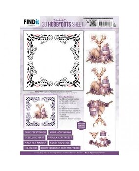 Find It Trading 3D Hobbydots Sheet Pastel Purple Christmas 1 (DODOHS10005) Find It Trading 3D Hobbydots Sheet Pastel Purple Christmas 1 (DODOHS10005)