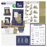 Find It Trading 3D and Do 3D Velvet Cards A6 The Nature of Christmas (3DVC10011)