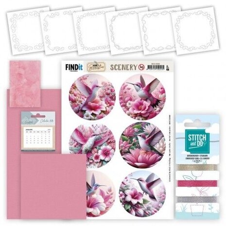 Find It Trading Embroidery Pinwheel Calendar Hummingbirds (STDOPWC01) Find It Trading Embroidery Pinwheel Calendar Hummingbirds (STDOPWC01)