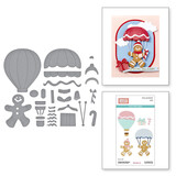 Spellbinders Candy Christmas Gingerbread Delivery Dies (S5-713)