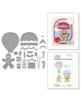 Spellbinders Candy Christmas Gingerbread Delivery Dies (S5-713) Spellbinders Candy Christmas Gingerbread Delivery Dies (S5-713)