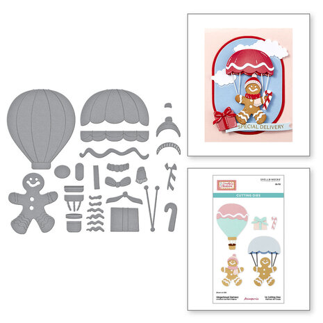 Spellbinders Candy Christmas Gingerbread Delivery Dies (S5-713) Spellbinders Candy Christmas Gingerbread Delivery Dies (S5-713)