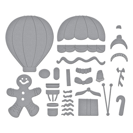 Spellbinders Candy Christmas Gingerbread Delivery Dies (S5-713) Spellbinders Candy Christmas Gingerbread Delivery Dies (S5-713)