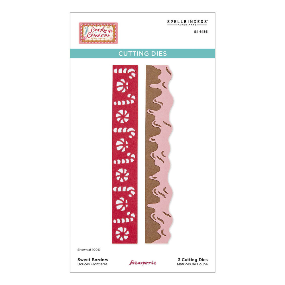 Spellbinders Candy Christmas Sweet Borders Dies (S4-1486) Spellbinders Candy Christmas Sweet Borders Dies (S4-1486)