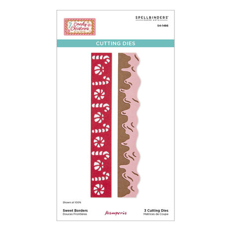 Spellbinders Candy Christmas Sweet Borders Dies (S4-1486) Spellbinders Candy Christmas Sweet Borders Dies (S4-1486)