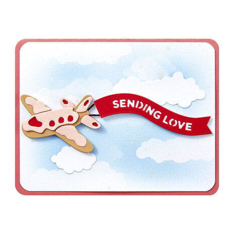 Spellbinders Candy Christmas Plane & Banners Dies (S4-1489) Spellbinders Candy Christmas Plane & Banners Dies (S4-1489)