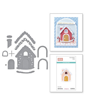 Spellbinders Candy Christmas Gingerbread House Dies (S4-1492) Spellbinders Candy Christmas Gingerbread House Dies (S4-1492)