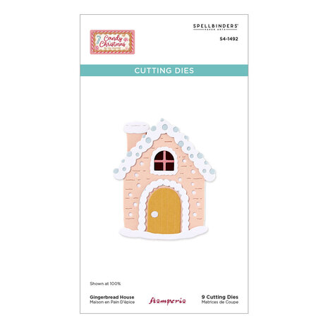 Spellbinders Candy Christmas Gingerbread House Dies (S4-1492) Spellbinders Candy Christmas Gingerbread House Dies (S4-1492)