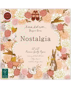 Craft Consortium Nostalgia 12x12 Inch Premium Paper Pad (CCDPAD004) Craft Consortium Nostalgia 12x12 Inch Premium Paper Pad (CCDPAD004)