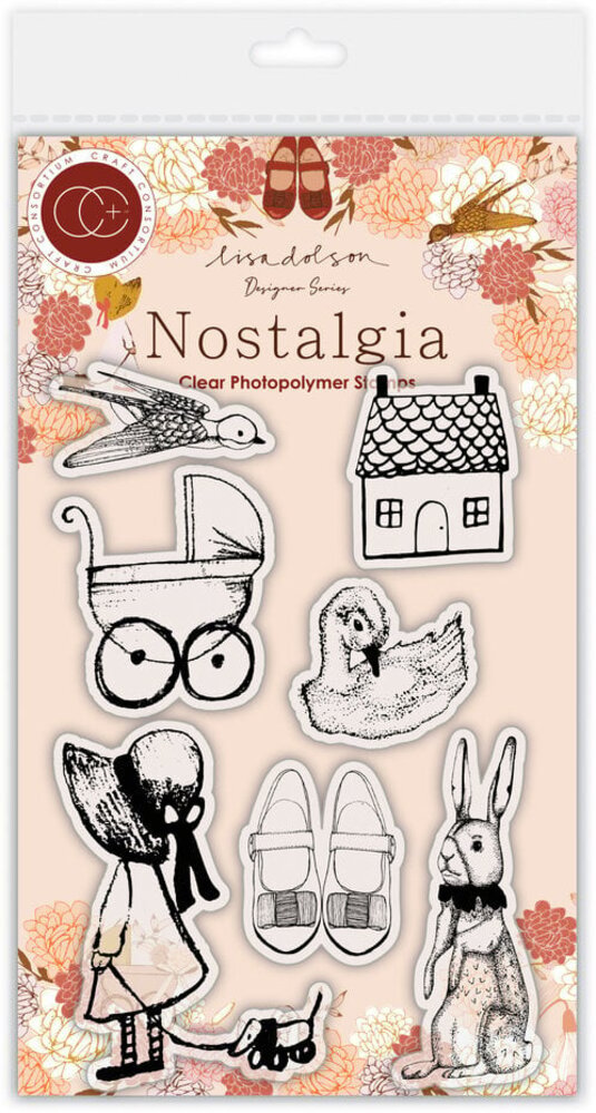 Craft Consortium Nostalgia A6 Clear Stamps (CCDSTMP004) Craft Consortium Nostalgia A6 Clear Stamps (CCDSTMP004)