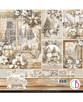 Ciao Bella Papercrafting Winter Season 12x12 Inch Paper Pad (CBPM088) Ciao Bella Papercrafting Winter Season 12x12 Inch Paper Pad (CBPM088)
