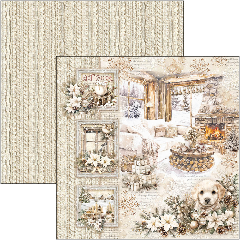 Ciao Bella Papercrafting Winter Season 8x8 Inch Paper Pad (CBH088)