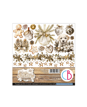 Ciao Bella Papercrafting Winter Season 6x6 Inch Paper Pad (CBQE088) Ciao Bella Papercrafting Winter Season 6x6 Inch Paper Pad (CBQE088)