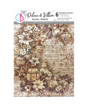 Ciao Bella Papercrafting Winter Season A4 Deluxe Paper & Vellum Dual Pack (CBX001) Ciao Bella Papercrafting Winter Season A4 Deluxe Paper & Vellum Dual Pack (CBX001)