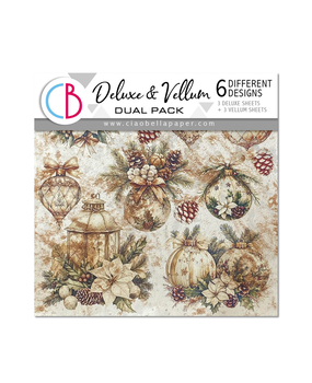 Ciao Bella Papercrafting Winter Season 6x6 Inch Deluxe Paper & Vellum Dual Pack (CBXQ001) Ciao Bella Papercrafting Winter Season 6x6 Inch Deluxe Paper & Vellum Dual Pack (CBXQ001)