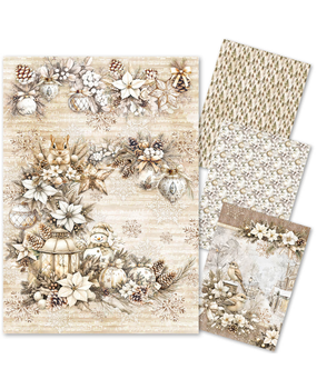 Ciao Bella Papercrafting Winter Season A4 Mixed Rice Papers (CBRA004) Ciao Bella Papercrafting Winter Season A4 Mixed Rice Papers (CBRA004)
