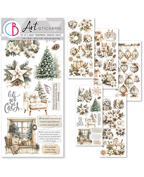 Ciao Bella Papercrafting Winter Season Art Stickers (CBI004) Ciao Bella Papercrafting Winter Season Art Stickers (CBI004)