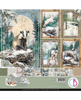 Ciao Bella Papercrafting Forest Tales 12x12 Inch Paper Pad (CBPM090) Ciao Bella Papercrafting Forest Tales 12x12 Inch Paper Pad (CBPM090)