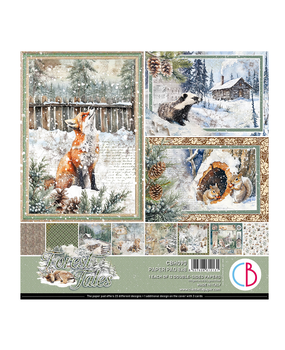 Ciao Bella Papercrafting Forest Tales 8x8 Inch Paper Pad (CBH090)