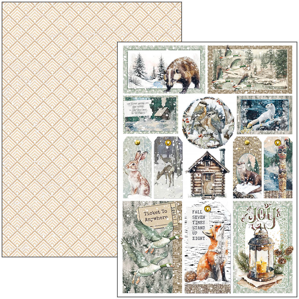 Ciao Bella Papercrafting Forest Tales A4 Creative Pad (CBCL090) Ciao Bella Papercrafting Forest Tales A4 Creative Pad (CBCL090)