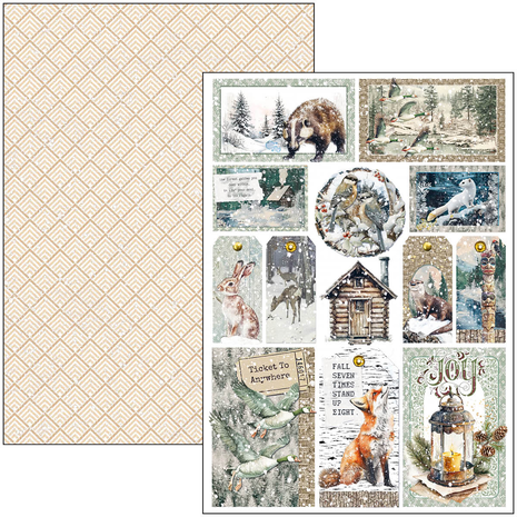 Ciao Bella Papercrafting Forest Tales A4 Creative Pad (CBCL090) Ciao Bella Papercrafting Forest Tales A4 Creative Pad (CBCL090)