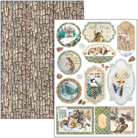 Ciao Bella Papercrafting Forest Tales A4 Creative Pad (CBCL090) Ciao Bella Papercrafting Forest Tales A4 Creative Pad (CBCL090)