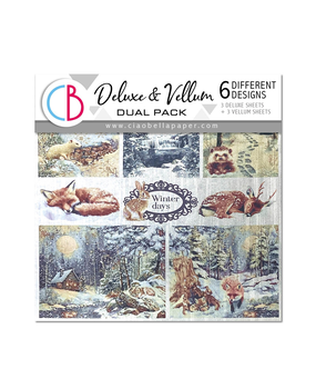 Ciao Bella Papercrafting Forest Tales 6x6 Inch Deluxe Paper & Vellum Dual Pack (CBXQ003) Ciao Bella Papercrafting Forest Tales 6x6 Inch Deluxe Paper & Vellum Dual Pack (CBXQ003)
