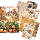 Ciao Bella Papercrafting Hello Fall A5 Mixed Rice Papers (CBRS019)