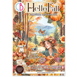 Ciao Bella Papercrafting Hello Fall A4 Junk Journal Ephemera Book (CBB013)