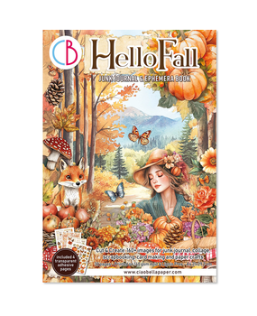 Ciao Bella Papercrafting Hello Fall A4 Junk Journal Ephemera Book (CBB013) Ciao Bella Papercrafting Hello Fall A4 Junk Journal Ephemera Book (CBB013)