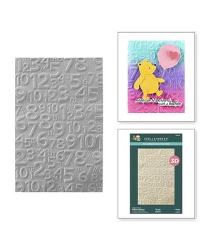Spellbinders Say Cheese Classic Pooh Birthday Numbers 3D Embossing Folder (E3D-150) Spellbinders Say Cheese Classic Pooh Birthday Numbers 3D Embossing Folder (E3D-150)
