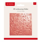 Crafter's Companion Christmas Foliage 3D Embossing Folder (CC-EF5.5-3D-CHFO)