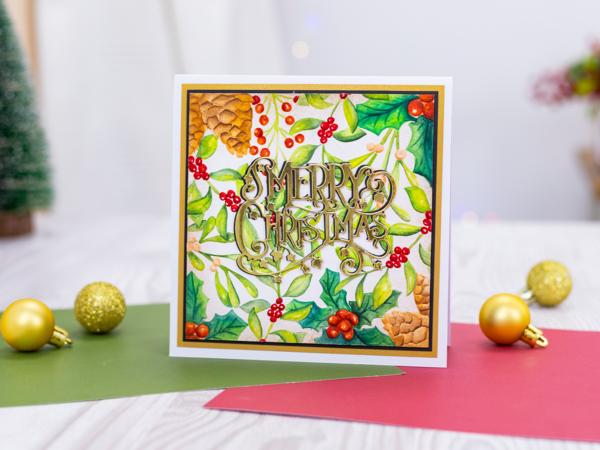 Crafter's Companion Christmas Foliage 3D Embossing Folder (CC-EF5.5-3D-CHFO) Crafter's Companion Christmas Foliage 3D Embossing Folder (CC-EF5.5-3D-CHFO)