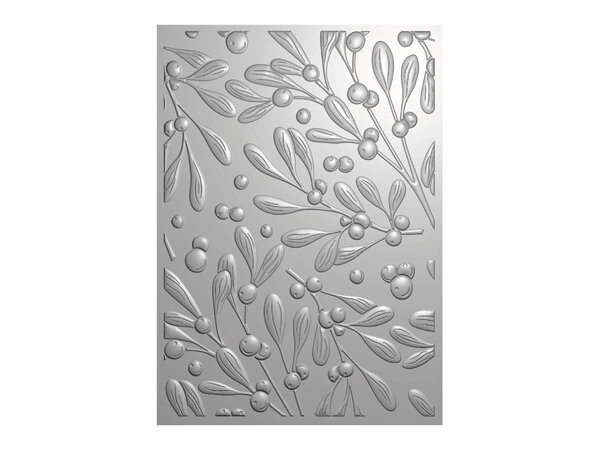 Crafter's Companion Elegant Mistletoe 3D Embossing Folder (CC-EF5-3D-ELMI Crafter's Companion Elegant Mistletoe 3D Embossing Folder (CC-EF5-3D-ELMI