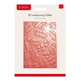 Crafter's Companion Flourishing Holly 3D Embossing Folder (CC-EF5-3D-FLHO)