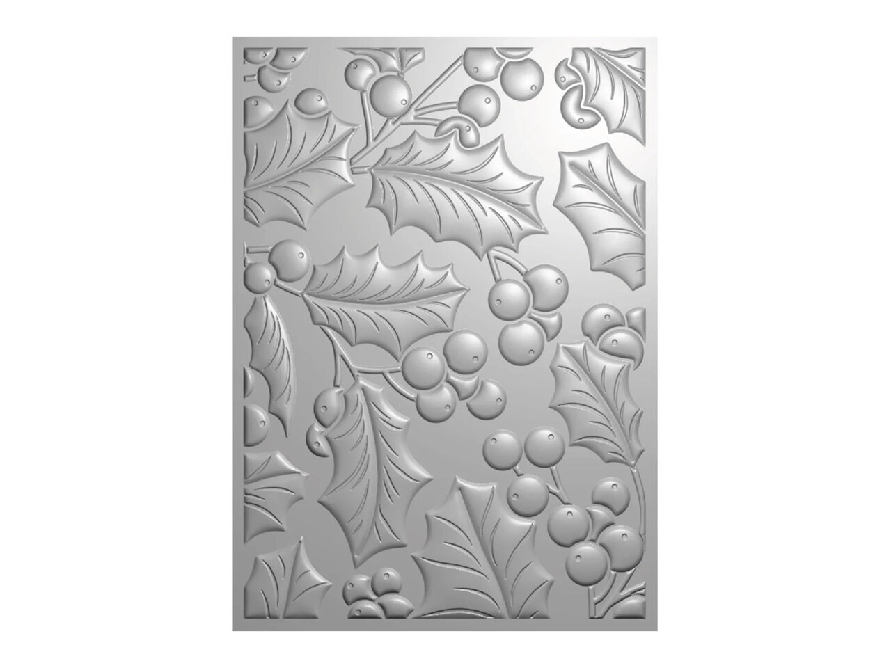 Crafter's Companion Flourishing Holly 3D Embossing Folder (CC-EF5-3D-FLHO) Crafter's Companion Flourishing Holly 3D Embossing Folder (CC-EF5-3D-FLHO)