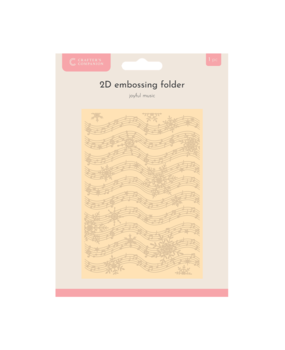 Crafter's Companion Joyful Music 2D Embossing Folder (CC-JA-EF5-JOMU) Crafter's Companion Joyful Music 2D Embossing Folder (CC-JA-EF5-JOMU)
