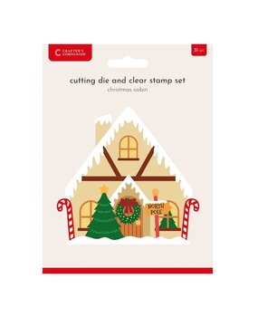 Crafter's Companion Christmas Cabin Stamp & Dies (CC-STD-CCAB) Crafter's Companion Christmas Cabin Stamp & Dies (CC-STD-CCAB)