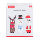 Crafter's Companion Merry Friendsmas Template & Die Set (CC-MD-TEMP-MEFR)