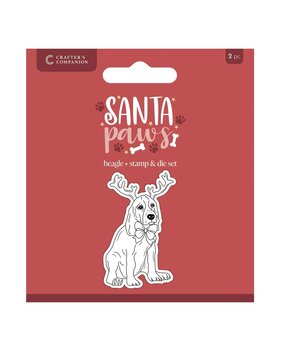 Crafter's Companion Santa Paws Stamp & Die Beagle (CC-SP-STD-BEA) Crafter's Companion Santa Paws Stamp & Die Beagle (CC-SP-STD-BEA)