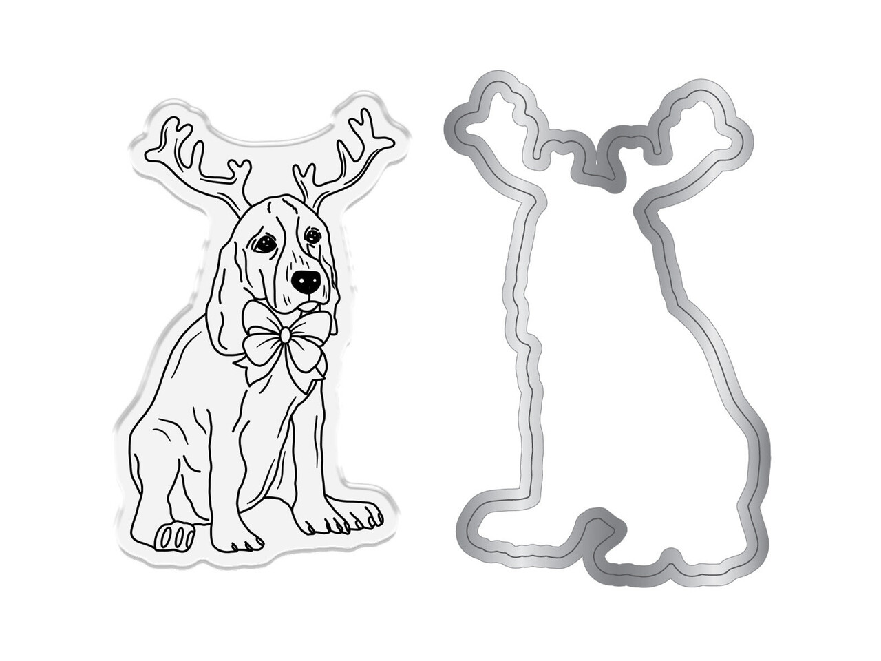 Crafter's Companion Santa Paws Stamp & Die Beagle (CC-SP-STD-BEA) Crafter's Companion Santa Paws Stamp & Die Beagle (CC-SP-STD-BEA)