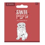 Crafter's Companion Santa Paws Stamp & Die Pug (CC-SP-STD-PUG)