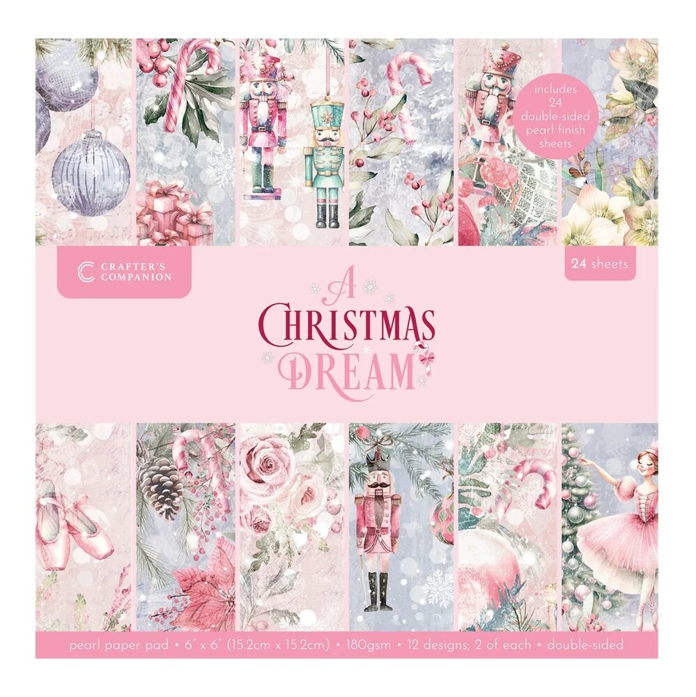 Crafter's Companion A Christmas Dream 6x6 Inch Paper Pad (SS-ACD-PAD6) Crafter's Companion A Christmas Dream 6x6 Inch Paper Pad (SS-ACD-PAD6)